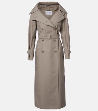 Pancia cotton gabardine trench coat | Max Mara