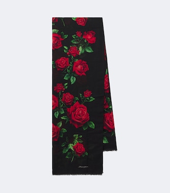 Floral silk scarf | Dolce&Gabbana