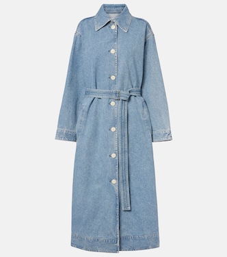 x Maria McManus denim wrap coat | Agolde