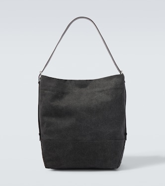 Belted canvas tote bag | Lemaire