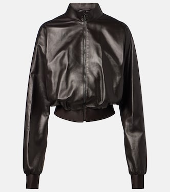 Leather bomber jacket | Gucci