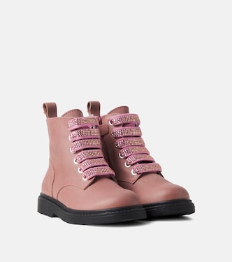 Bottes en cuir à ornements | Monnalisa