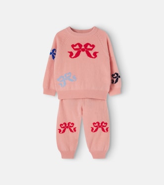 Baby Set aus Sweatshirt und Jogginghose aus Wolle | Molo
