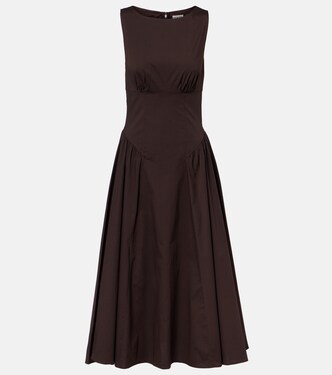 Midikleid Gwen aus Baumwollpopeline | Staud