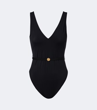 Bañador Double T con cinturón | Tory Burch