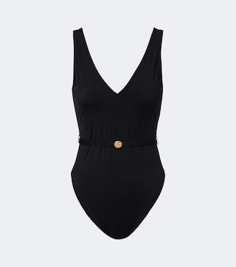Badeanzug Double T mit Gürtel | Tory Burch