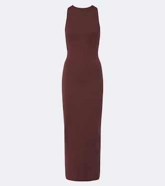 Verziertes Maxikleid Saba aus Strick | SIR