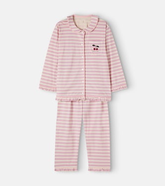 Pio striped cotton jersey pajamas | Konges Sløjd