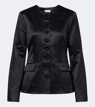 Verity cotton and silk satin jacket | Posse
