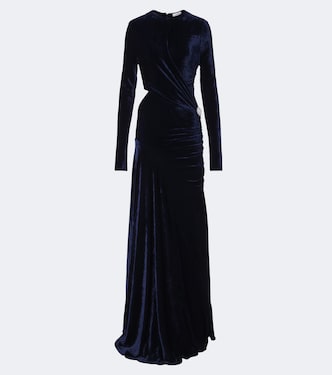 Cutout embellished velvet gown | Rabanne