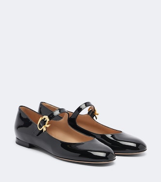 Bailarinas Mary Jane Mary Ribbon de charol | Gianvito Rossi