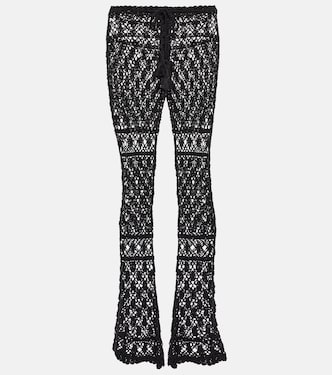 Pantalon Bianca en crochet de coton | Anna Kosturova