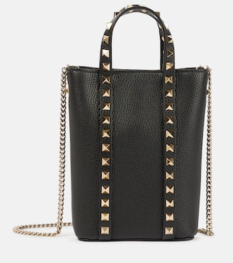 Rockstud leather tote bag | Valentino Garavani