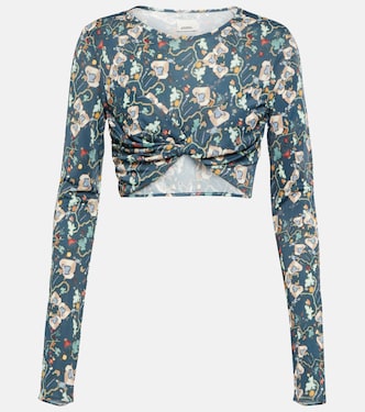 Jinea floral jersey crop top | Isabel Marant