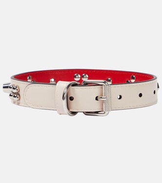 Loubicollar embellished leather dog collar | Christian Louboutin
