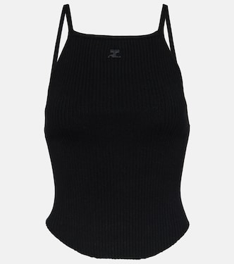 Tank top in maglia a coste | Courrèges
