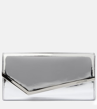 Emmie mirrored clutch | Jimmy Choo