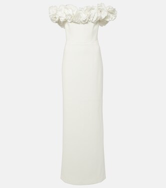 Bridal Tessa off-shoulder gown | Rebecca Vallance