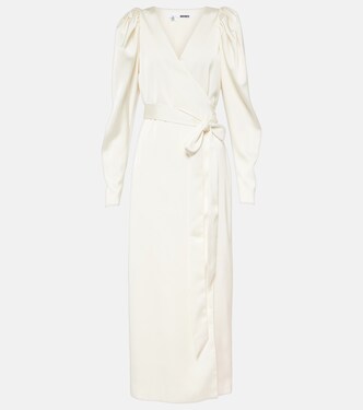 Satin wrap dress | Rotate