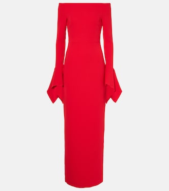 Amalie off-shoulder gown | Solace London