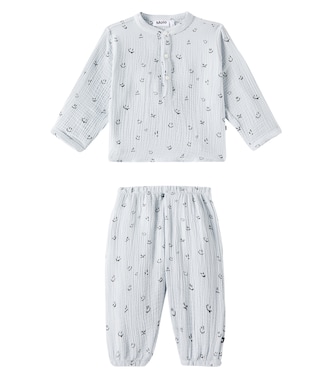 Baby Enoz cotton shirt and pants set | Molo