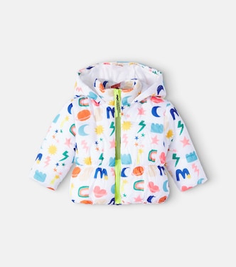 Bébé – veste doudoune à capuche imprimée  | Fábula