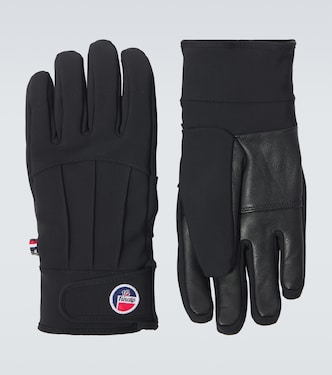 Glacier leather-trimmed ski gloves | Fusalp