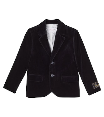 Teo cotton velvet blazer | Bonpoint