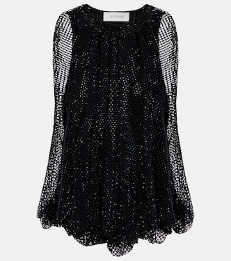 Embellished mesh and jersey top | Sportmax