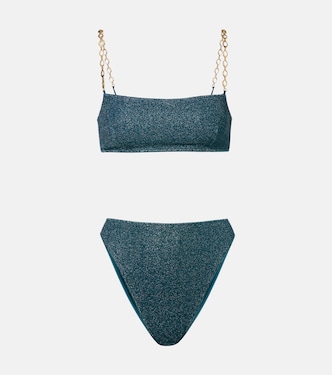 Bikini Lumière O Chain aus Lamé | Oséree