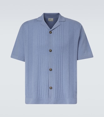 Gerone knitted cashmere polo shirt | Le Kasha