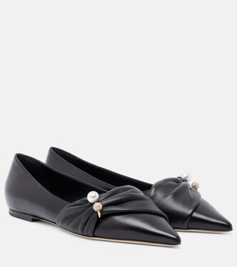 Verzierte Ballerinas Rafi aus Leder | Jimmy Choo