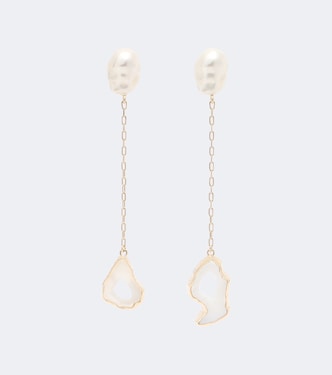 Embellished drop earrings | Erdem