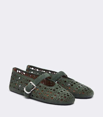 Vienne suede ballet flats | Alaïa