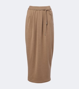 Virgin wool midi skirt | Max Mara
