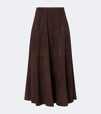 Falda midi Eleni de ante | Arma