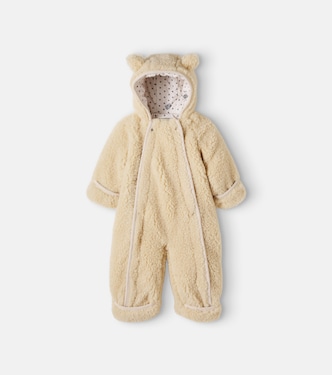 Baby Pampi hooded teddy onesie | Bonton