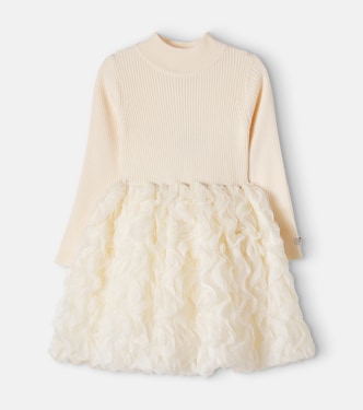 Vayen ruffled wool-blend tulle dress | Donsje