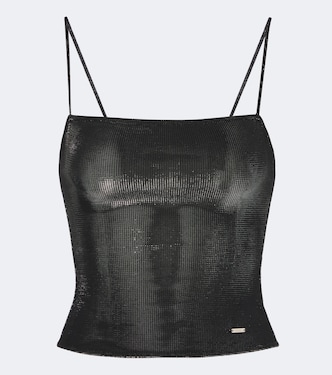 Embellished crop top | Gucci