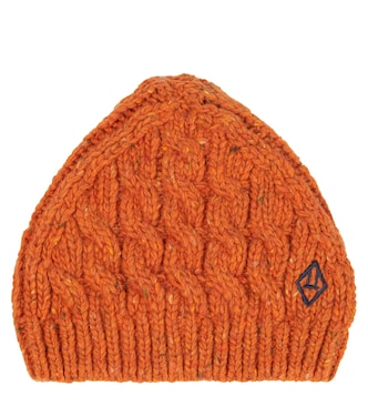 Cable-knit wool-blend beanie | The Animals Observatory