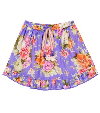 Pattie floral cotton skirt | Zimmermann Kids
