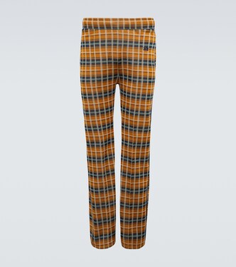 Samuel checked track pants | Wales Bonner