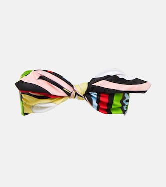 Haut de bikini bandeau Marmo imprimé | Pucci