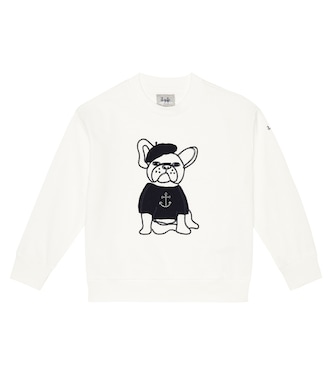Embroidered cotton sweatshirt | Il Gufo