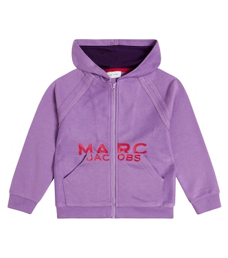 Logo cotton-blend hoodie | Marc Jacobs Kids