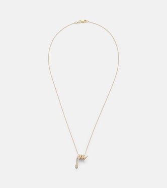 Collier Convolute Snake en or 18 ct et pierres précieuses | Ileana Makri