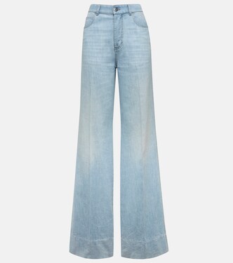 High-rise wide-leg jeans | Bottega Veneta