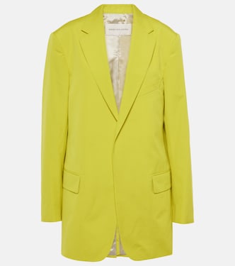 Oversized cotton poplin blazer | Dries Van Noten