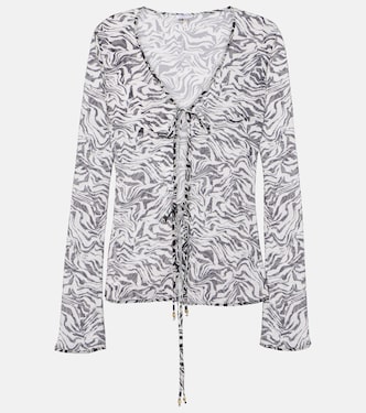 Top Vanessa à motif zébré | Bananhot