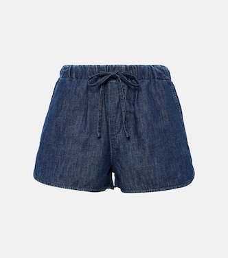 VGold denim shorts | Valentino